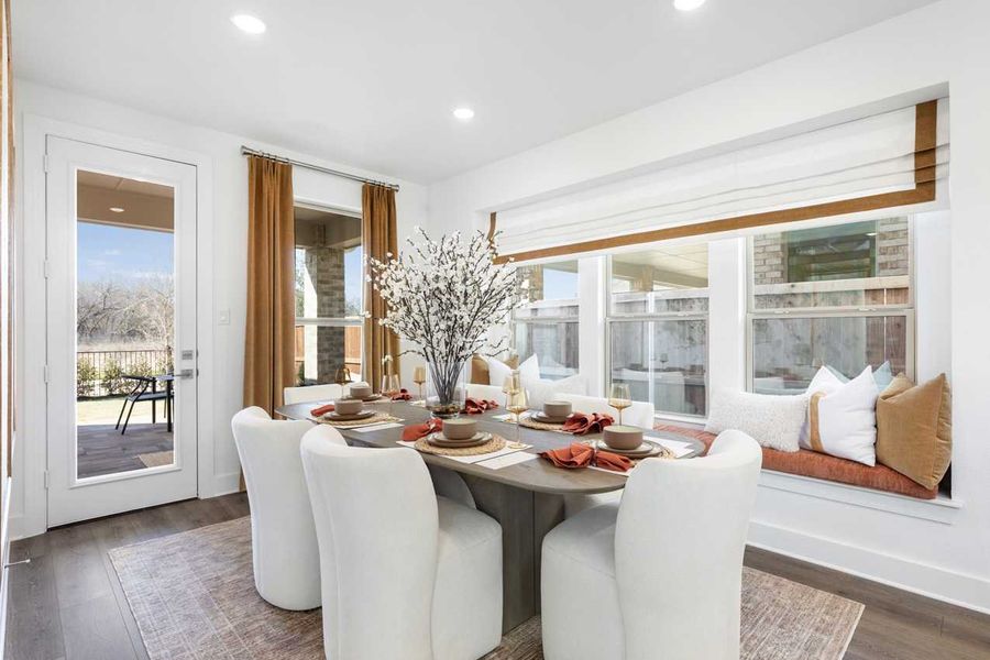 Representative Dining Room - some options shown Representative Dining Room - some options shown