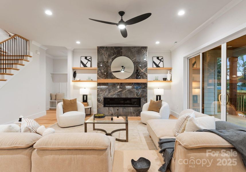 Furnished interior view inside a new home in , Charlotte (Image 39). Furnished interior view inside a new home in , Charlotte (Image 39).