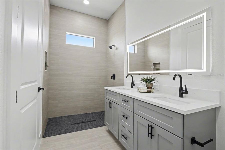 Furnished interior view inside a new home in , Cape Coral (Image 10).