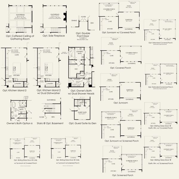 2D floor plan layout for the Hampton by John Wieland in Blume Estates, Harrisburg, NC (Image 5). 2D floor plan layout for the Hampton by John Wieland in Blume Estates, Harrisburg, NC (Image 5).