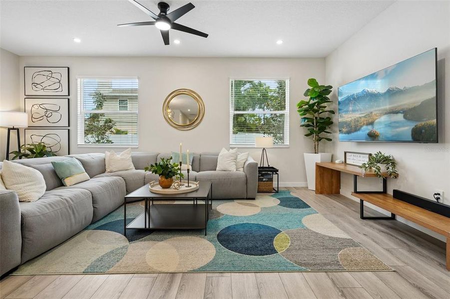 Furnished interior view inside a new home in , St. Petersburg (Image 20).