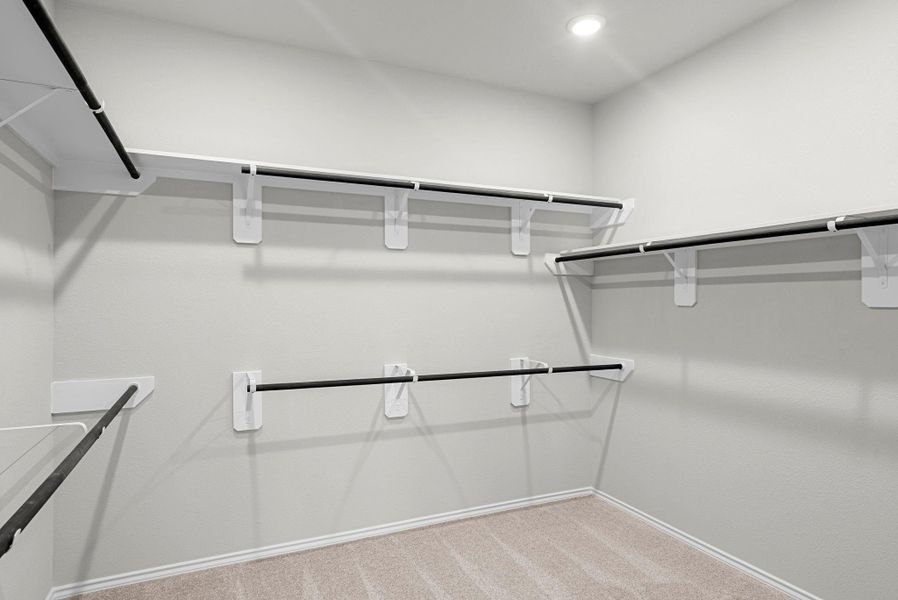 Spacious, unfurnished interior of a new home in The Trails 50', New Caney (Image 23).