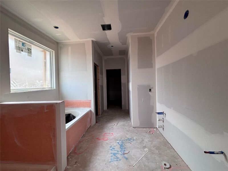 In-progress construction of a new home in The Colony 45s, Bastrop, TX (Image 13).