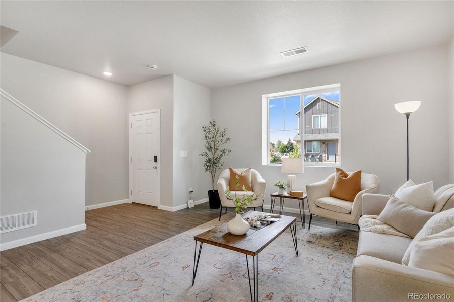 Furnished interior view inside a new home in Pintail Commons at Johnstown Village, Johnstown (Image 11).
