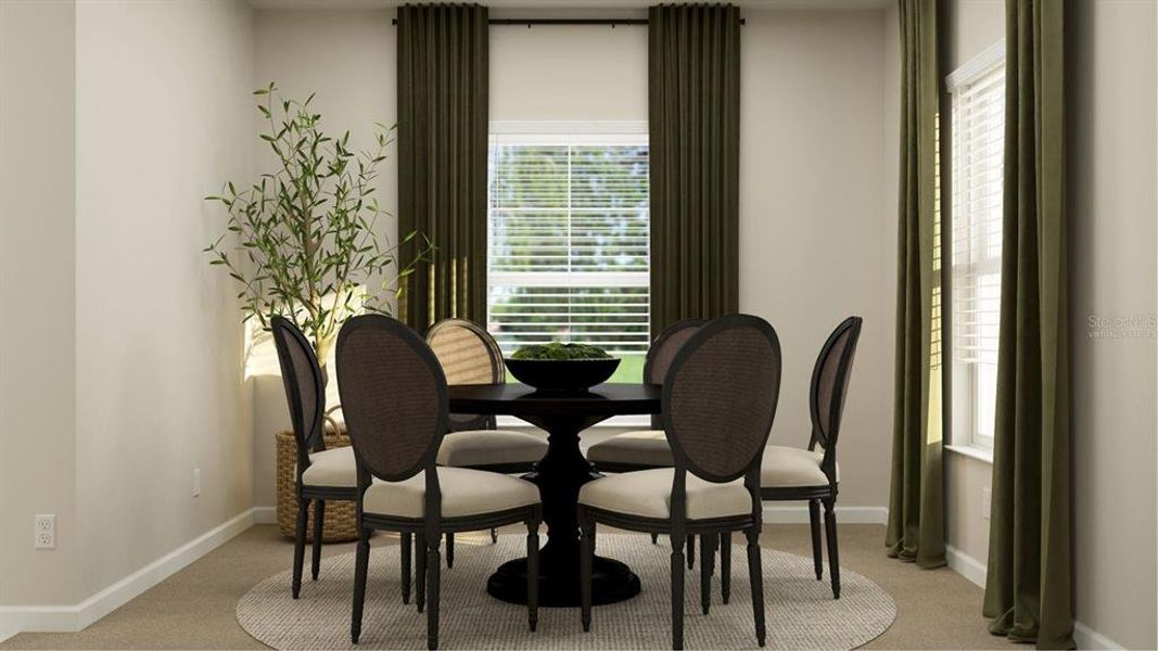 Furnished interior view inside a new home in , Orlando (Image 4).