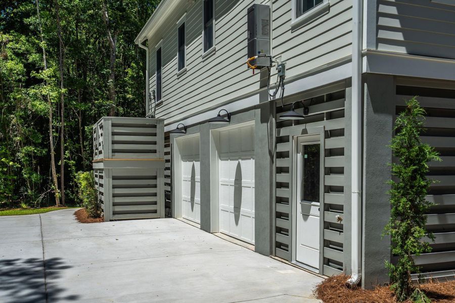 Exterior details and patio area of a home in , Charleston (Image 32).