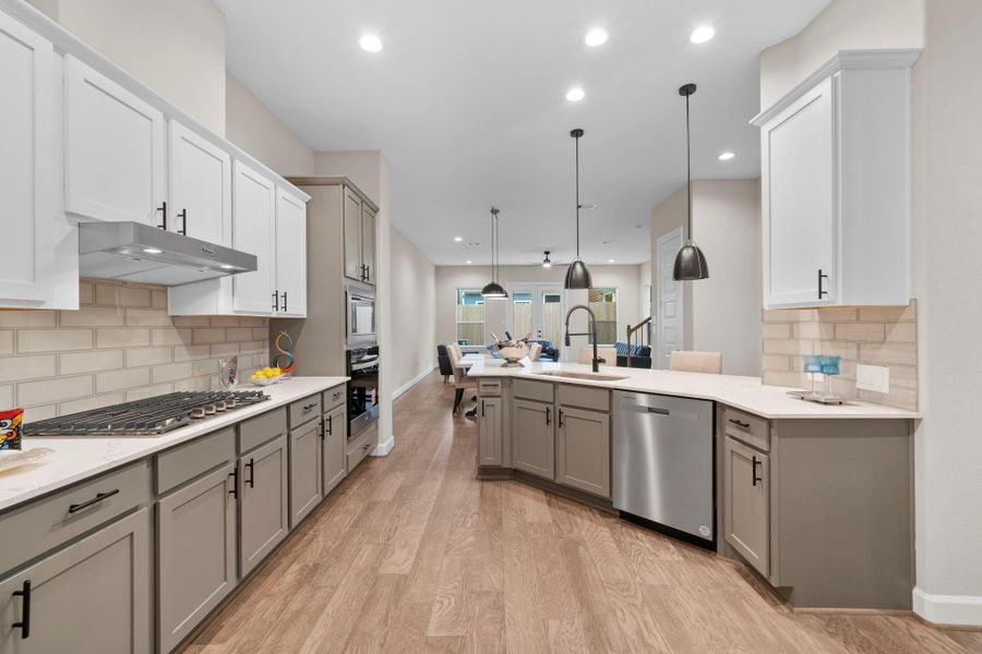 Furnished interior view inside a new home in , Houston (Image 7).