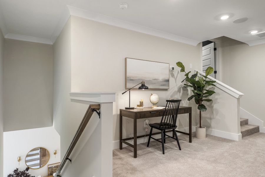 Representative furnished interior of a home built from the Savannah by Hunter Quinn Homes in Autumn Mill, Seneca (Image 52).