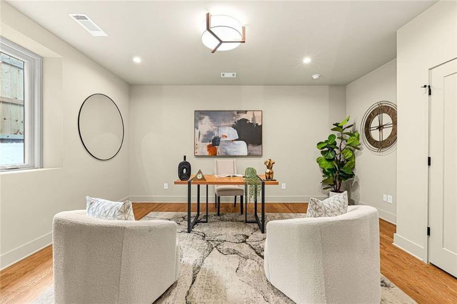 Furnished interior view inside a new home in , Atlanta (Image 9).