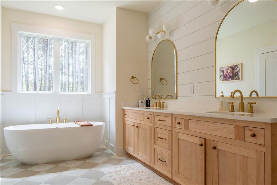 Furnished interior view inside a new home in , Silver Creek (Image 18). Furnished interior view inside a new home in , Silver Creek (Image 18).