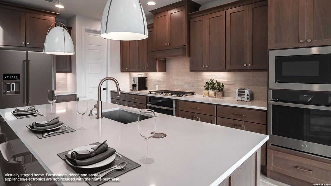 Furnished interior view inside a new home in Cibolo Valley Heights, Cibolo (Image 13).