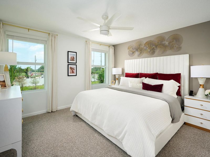 Photos are of a model home with the same floorplan; actual home may have a different features or layout orientation.