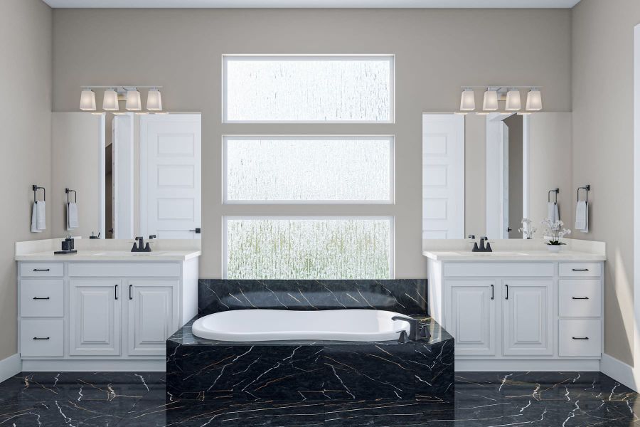 Furnished interior view inside a new home in Trillium, Richmond (Image 13).