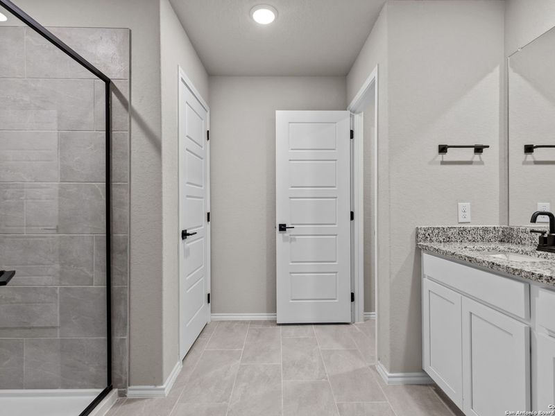 Furnished interior view inside a new home in Royal Crest, San Antonio (Image 8).