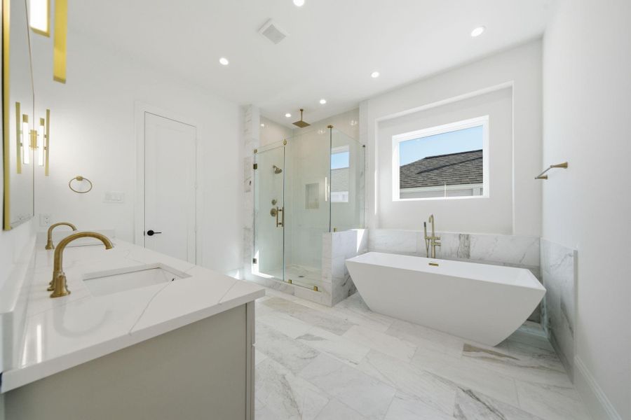 Furnished interior view inside a new home in , Houston (Image 29).