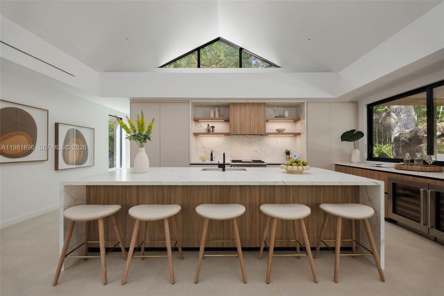 Furnished interior view inside a new home in , Miami (Image 6).
