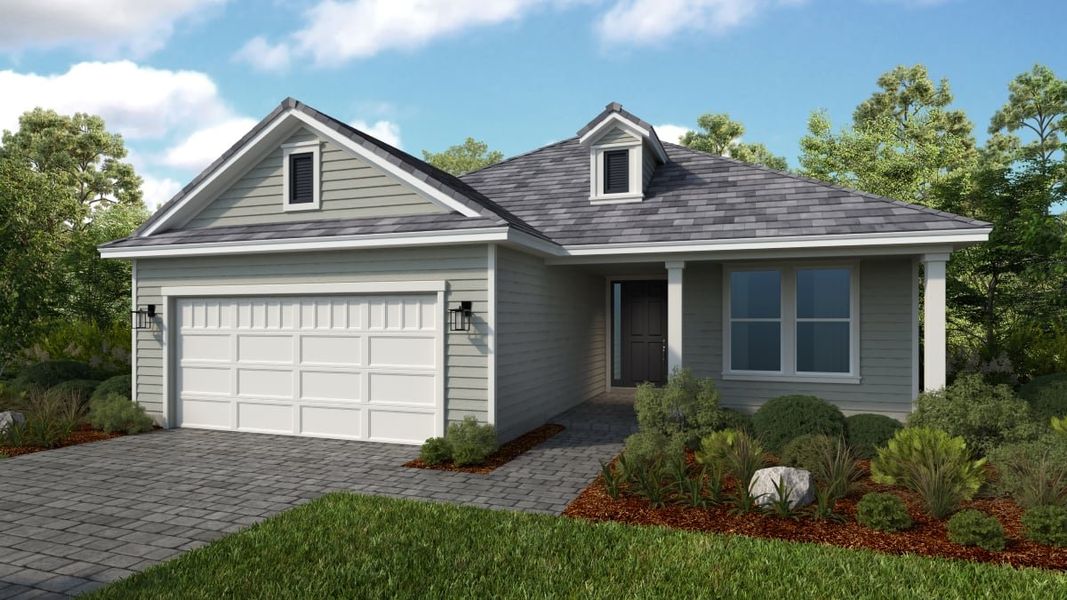 Representative exterior photo of a completed home built from the Marino by Taylor Morrison in Esplanade at St. Marys, St. Marys, GA (Image 20).