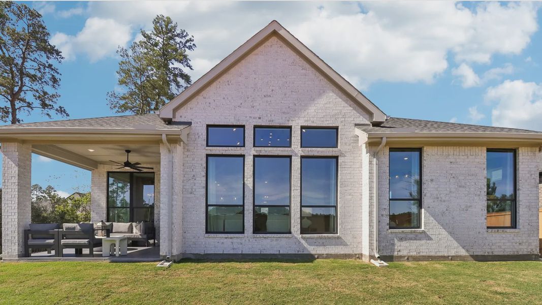 Representative exterior details of a home built from the Marbella by Chesmar Homes in Audubon, Magnolia (Image 24).