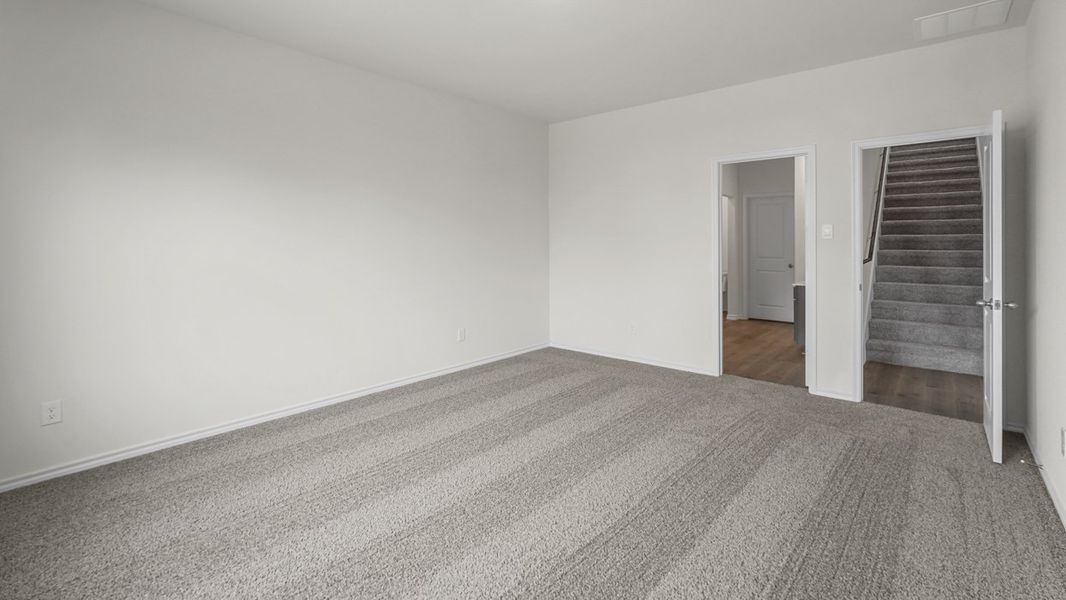 Spacious, unfurnished interior of a new home in Wildcat Ranch, Crandall (Image 13). Spacious, unfurnished interior of a new home in Wildcat Ranch, Crandall (Image 13).