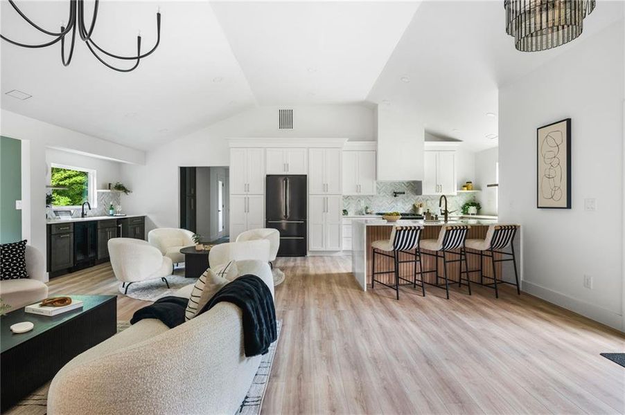 Furnished interior view inside a new home in , Alpharetta (Image 46).