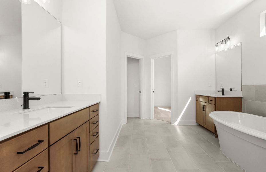 Furnished interior view inside a new home in Durham Farms, Hendersonville (Image 9).