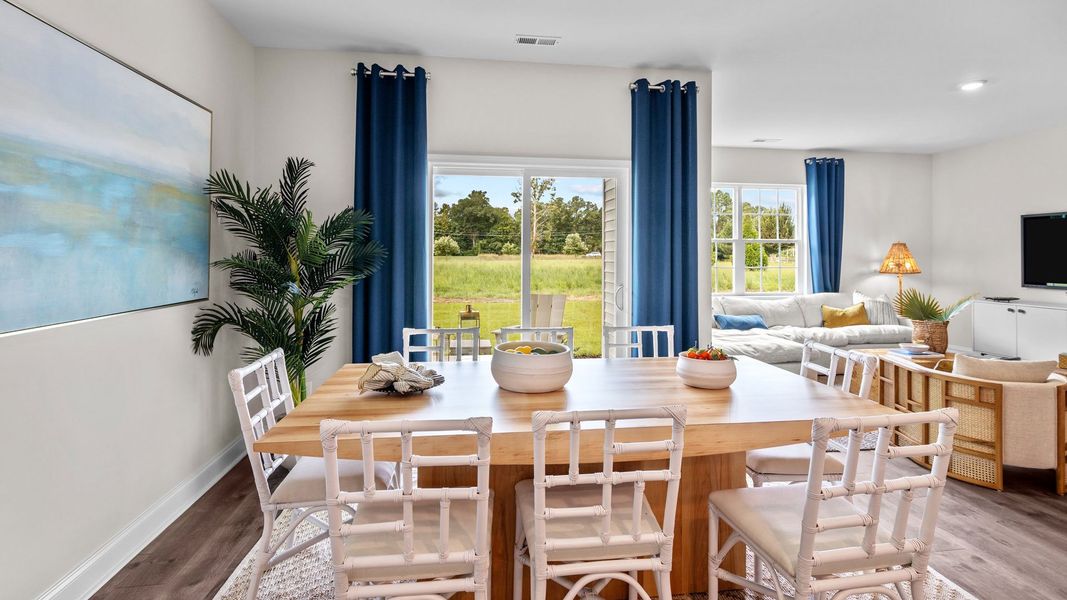 Furnished interior view inside a new home in Tyler - Home on the Lake, New Bern (Image 18).