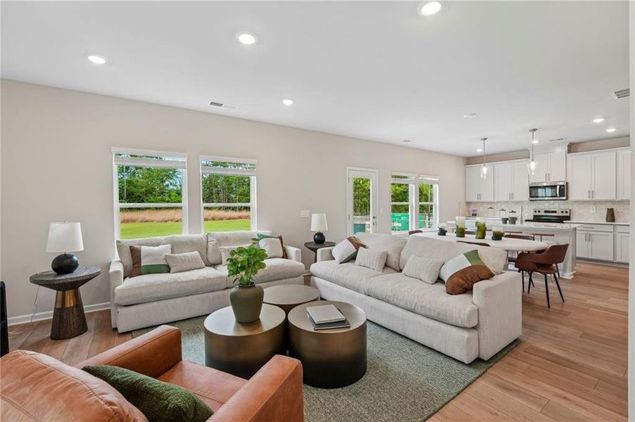 Furnished interior view inside a new home in Manning Mill, Adairsville (Image 40).