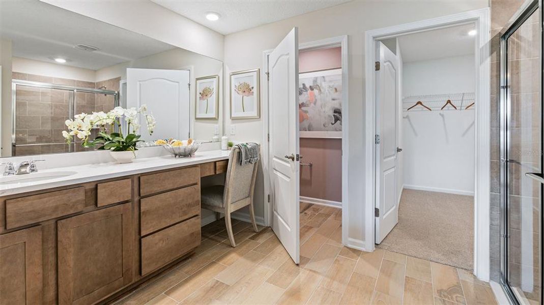 Furnished interior view inside a new home in Sawmill Branch Express, Palm Coast (Image 29).