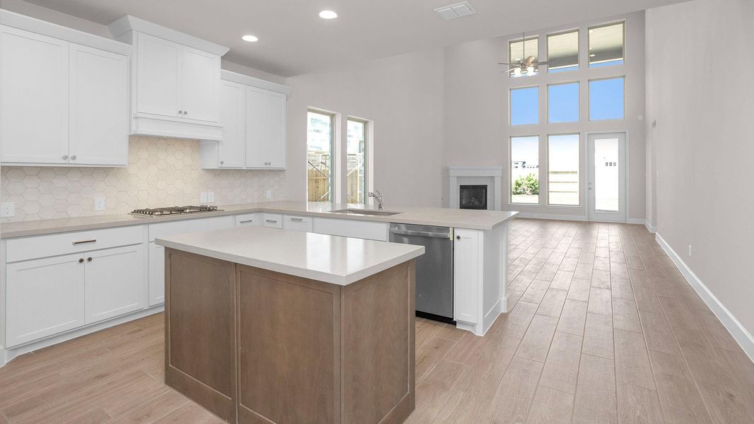 Furnished interior view inside a new home in Marvida 45' - Gated, Cypress (Image 4). Furnished interior view inside a new home in Marvida 45' - Gated, Cypress (Image 4).