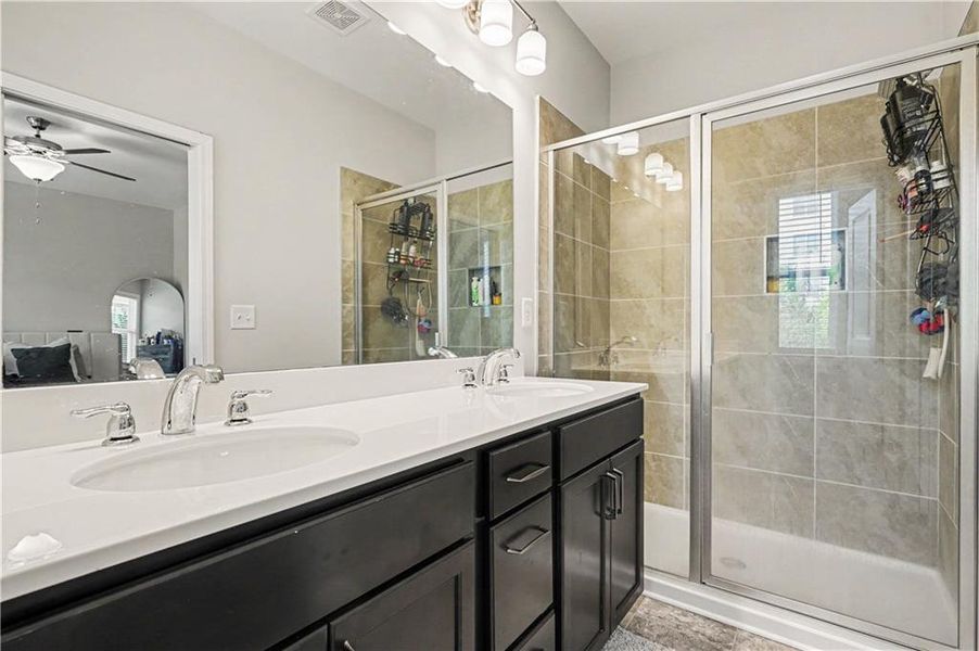 Furnished interior view inside a new home in , Atlanta (Image 9).