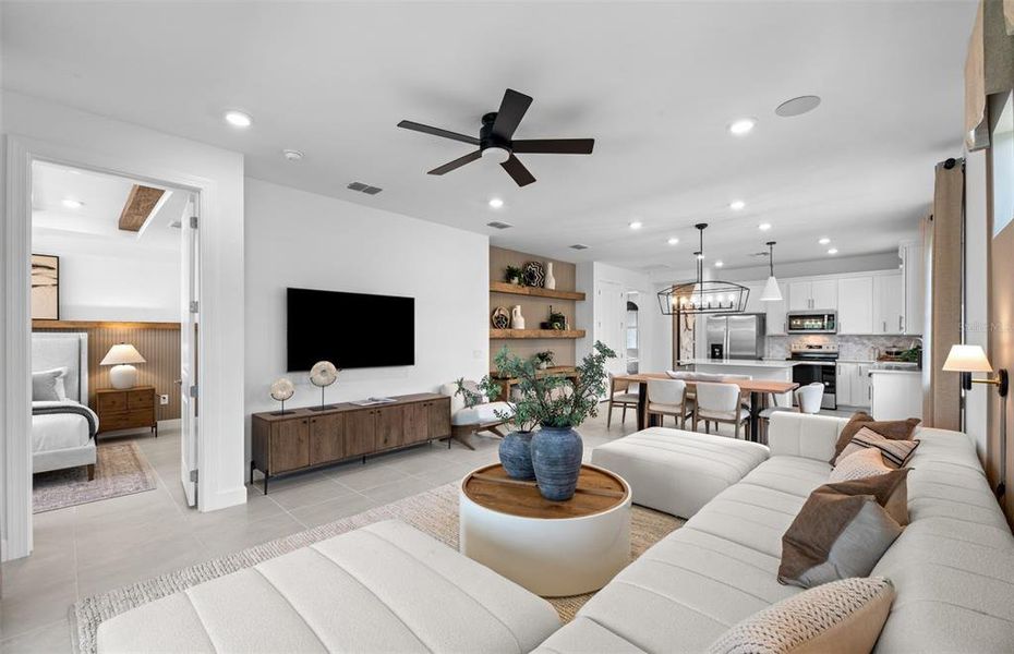 Furnished interior view inside a new home in Legacy Groves, Nokomis (Image 18). Furnished interior view inside a new home in Legacy Groves, Nokomis (Image 18).