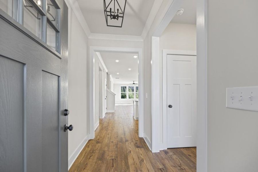 Spacious, unfurnished interior of a new home in , Hartwell (Image 47).