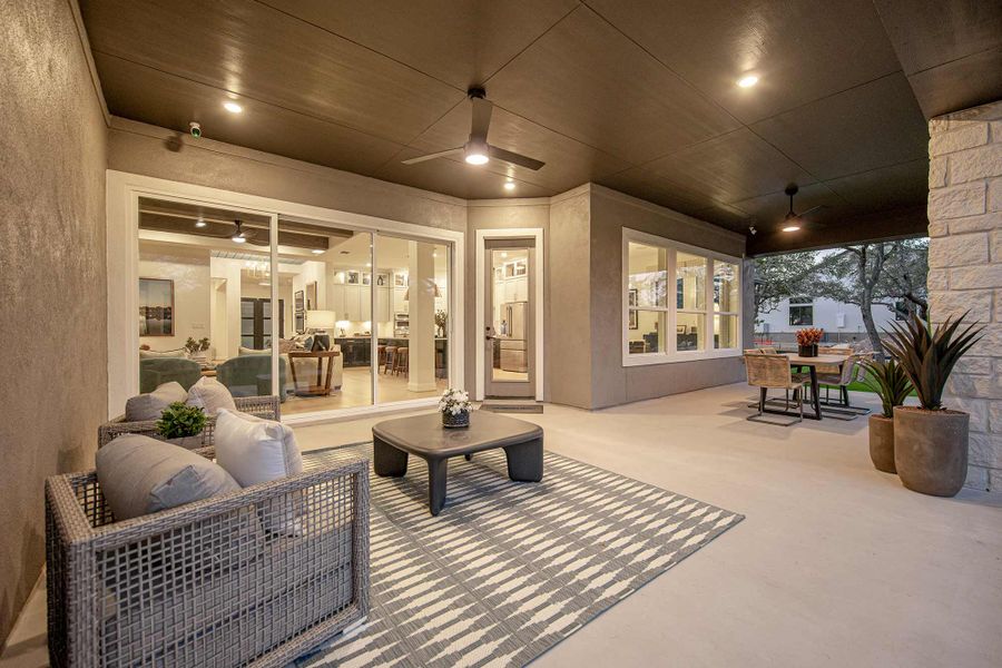 Representative exterior details of a home built from the The Sagewood by David Weekley Homes in Megans Landing – Half-Acre Homesites, Castroville (Image 3).