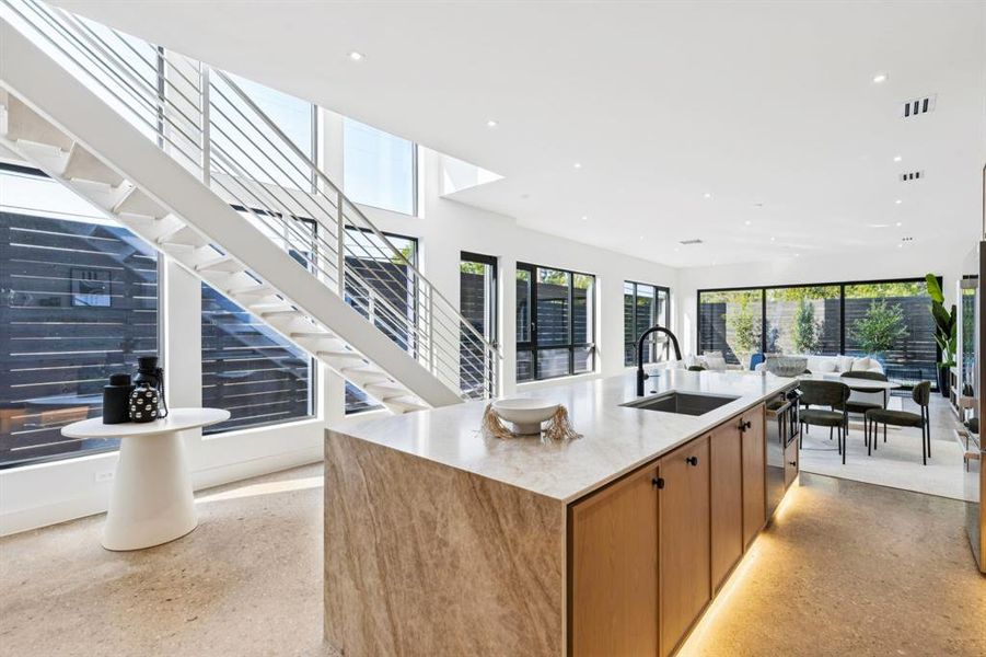 Furnished interior view inside a new home in , Dallas (Image 6). Furnished interior view inside a new home in , Dallas (Image 6).