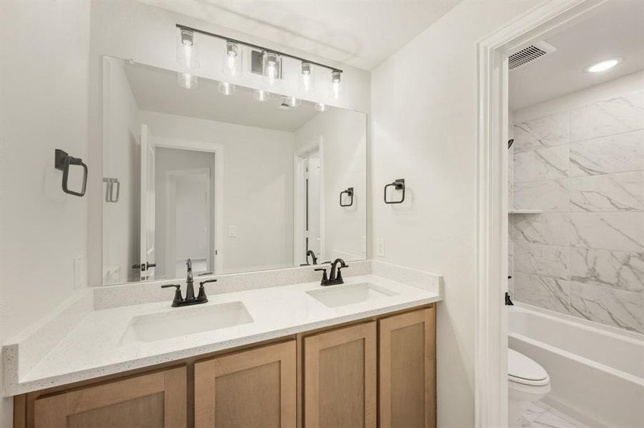 Furnished interior view inside a new home in Anderson Crossing, Trenton (Image 18).