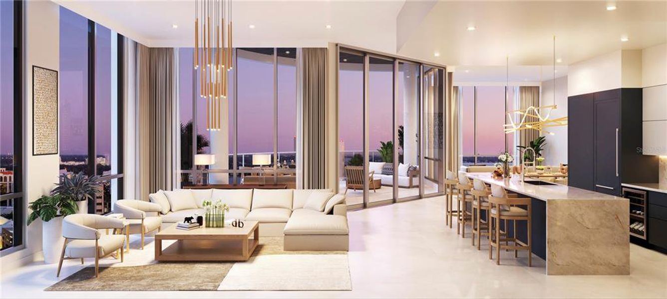 Furnished interior view inside a new home in , Sarasota (Image 7). Furnished interior view inside a new home in , Sarasota (Image 7).