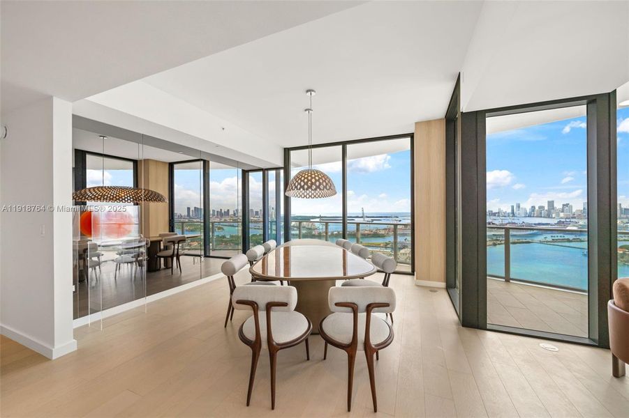 Furnished interior view inside a new home in Five Park, Miami Beach (Image 54). Furnished interior view inside a new home in Five Park, Miami Beach (Image 54).