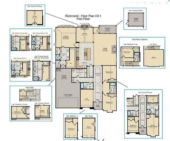 Richmond C9-1 Floor Plan Richmond C9-1 Floor Plan
