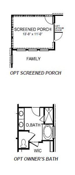 2D floor plan layout for the ROBINSON by D.R. Horton in Cottonwood Ridge, Piedmont, SC (Image 4).