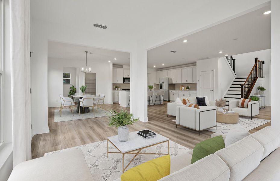 Furnished interior view inside a new home in Cannon Run, Concord (Image 6).