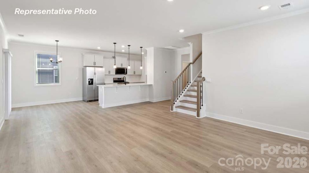 Spacious, unfurnished interior of a new home in Oak Grove Hill, Huntersville (Image 33).