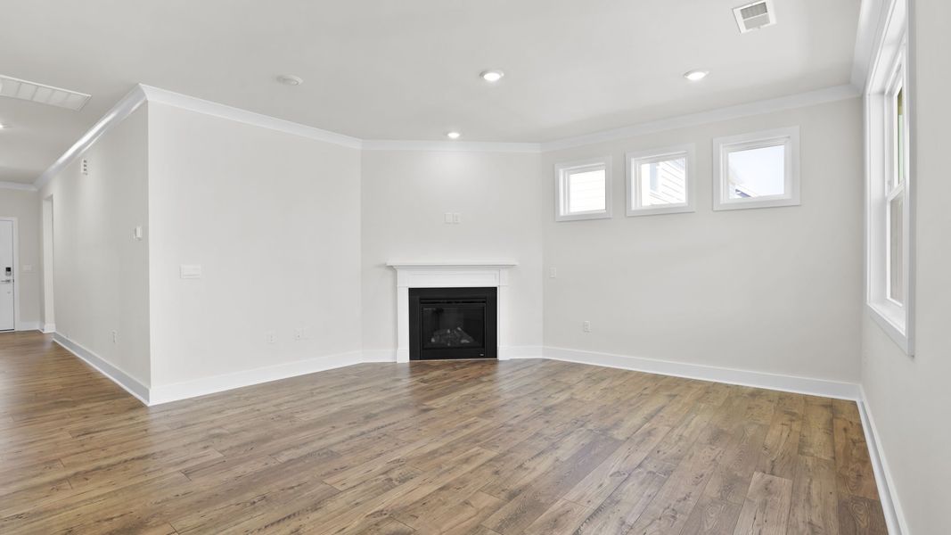 Spacious, unfurnished interior of a new home in Adams Glen, Greenville (Image 25). Spacious, unfurnished interior of a new home in Adams Glen, Greenville (Image 25).