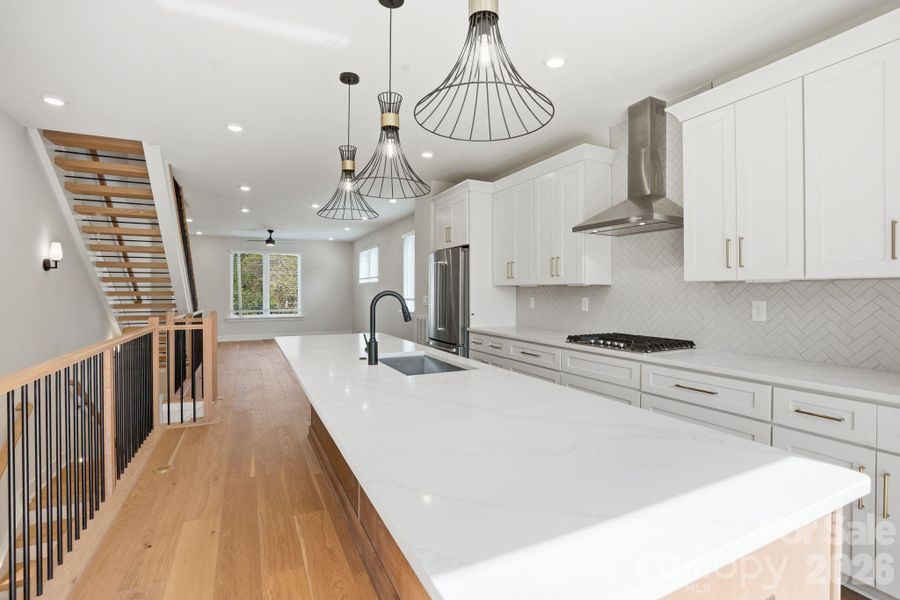 Furnished interior view inside a new home in , Charlotte (Image 8).