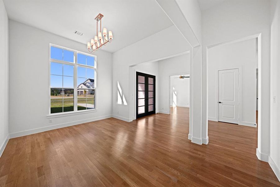 Spacious, unfurnished interior of a new home in King's Crossing - Phase 3, Parker (Image 22).