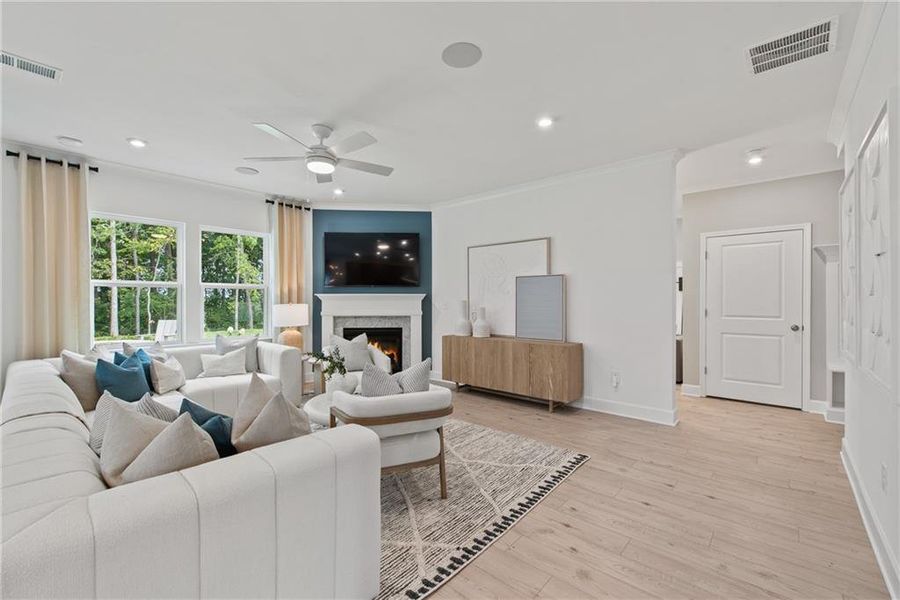 Furnished interior view inside a new home in , Villa Rica (Image 8).