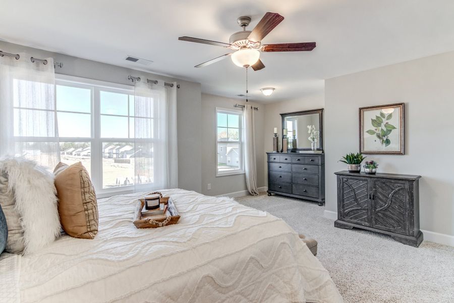 Representative furnished interior of a home built from the Drayton by Caviness & Cates Communities in Maggie Way, Wendell (Image 37).