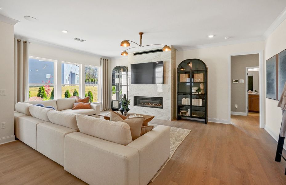Representative furnished interior of a home built from the Murphy by Pulte Homes in Cannon Run, Concord (Image 41).