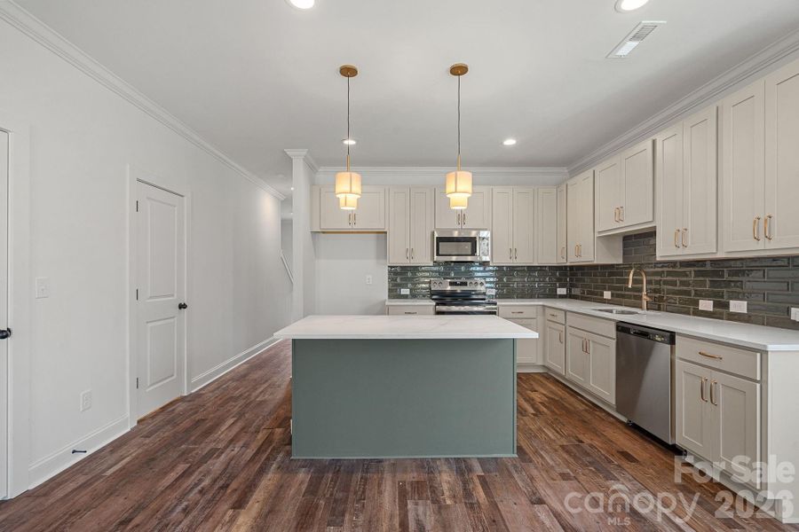 Furnished interior view inside a new home in , Charlotte (Image 11). Furnished interior view inside a new home in , Charlotte (Image 11).