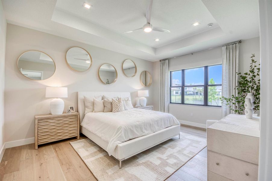 Furnished interior view inside a new home in Apex at Avenir, Palm Beach Gardens (Image 26).