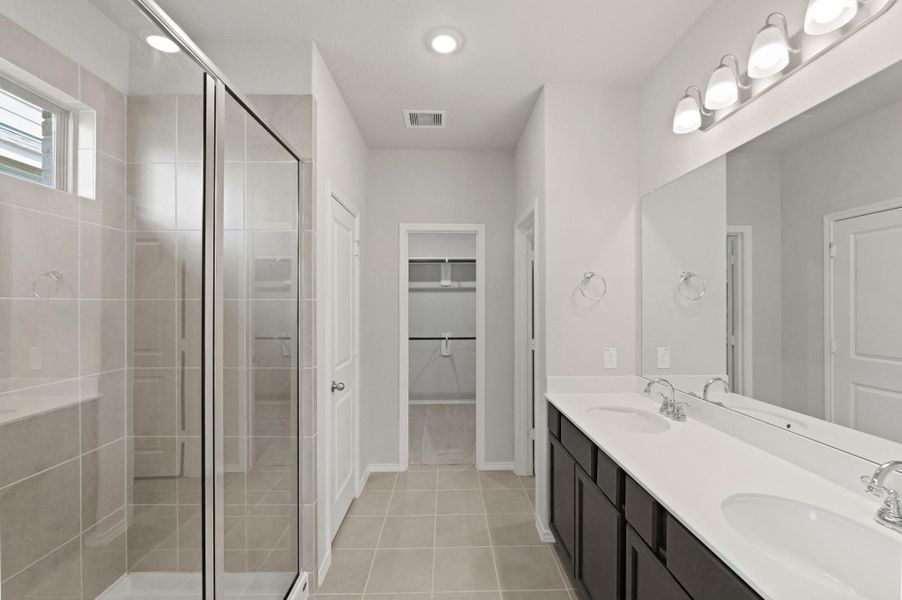 Furnished interior view inside a new home in The Trails, New Caney (Image 6).